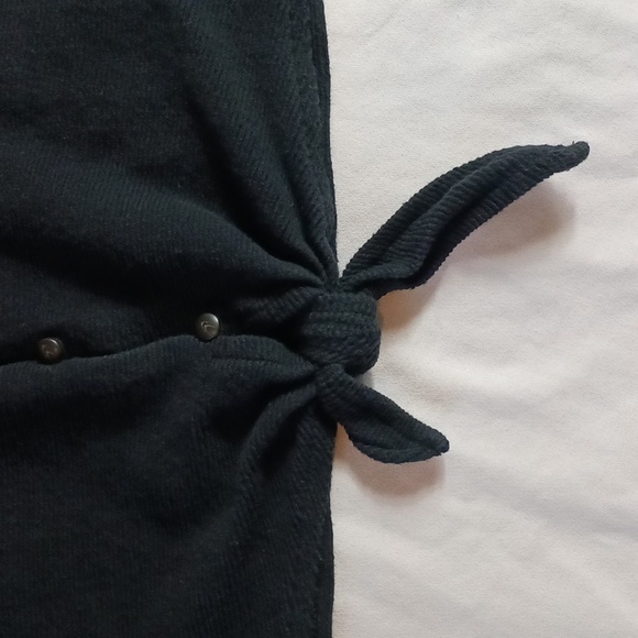 Madewell Texture & Thread Button Up Tank Top Tie Waist Ribbed Cotton Size XL - Picture 6 of 7